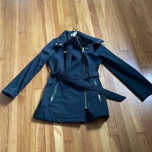 EUC Michael Kors black trench
